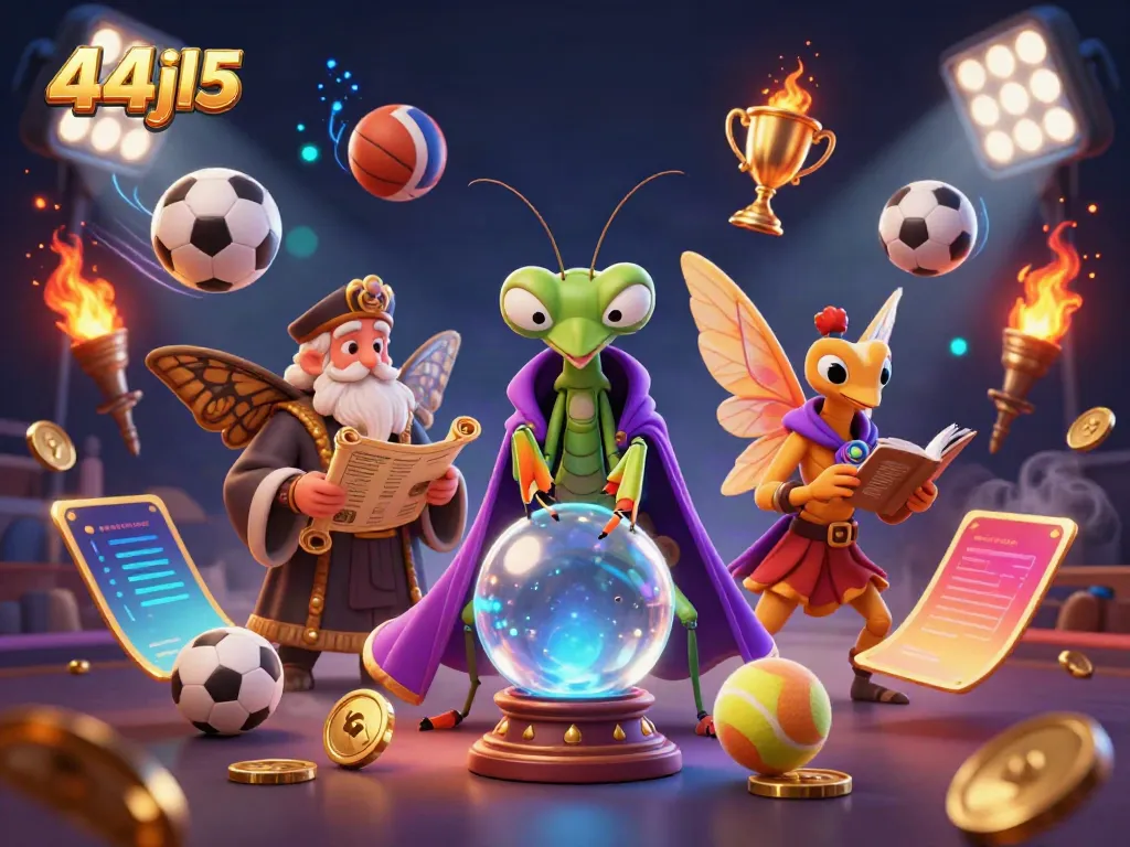 Experience the magic of 44jl5 with a dynamic, engaging casino-themed illustration.