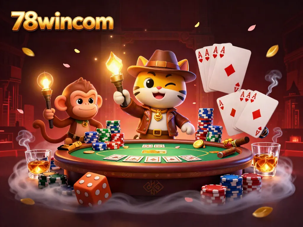 Experience thrilling adventures with 78wincom in a vibrant casino treasure hunt.