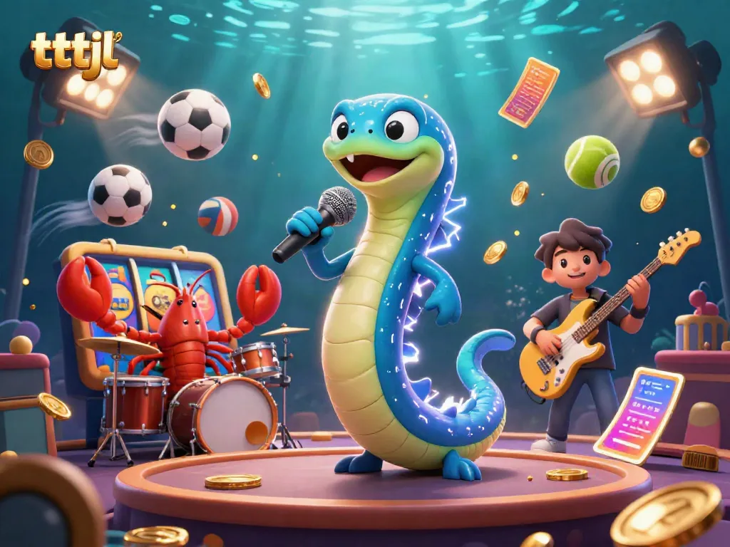 Engage with the vibrant underwater casino scene featuring tttjl’s dynamic characters and gaming activities.