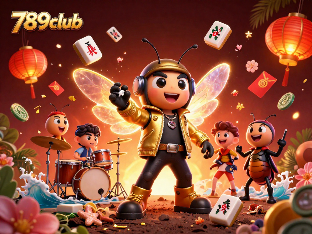 Experience thrilling gameplay with 789club's vibrant 3D casino scene featuring dynamic game elements.