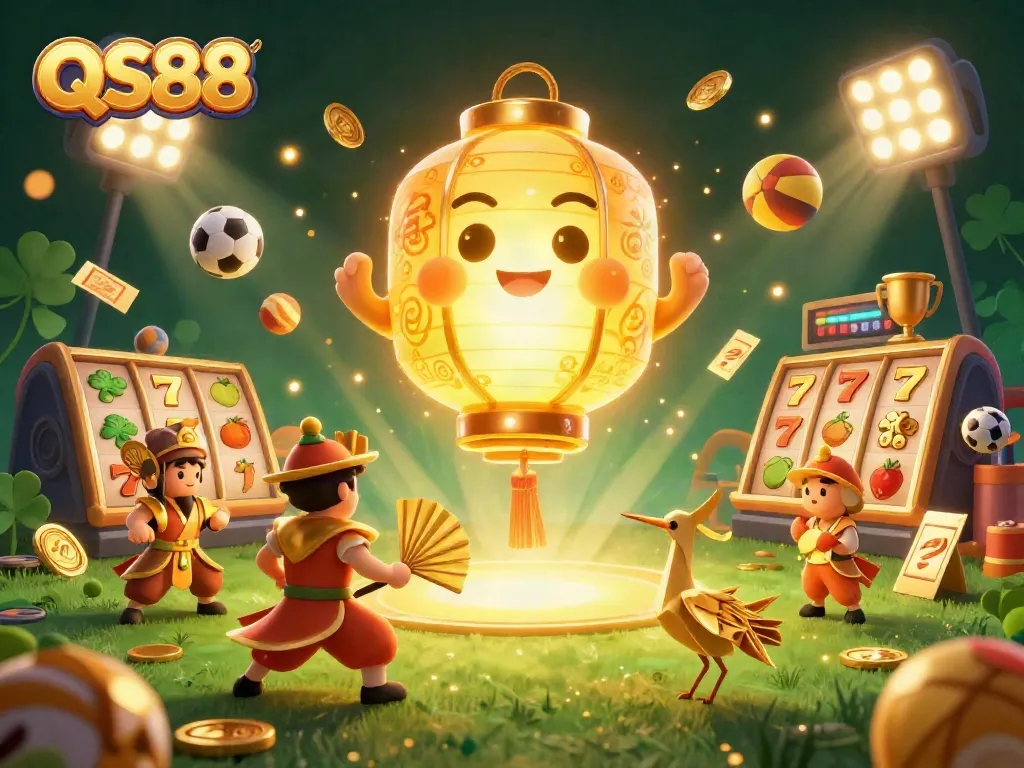 Play exciting live casino games at QS88 with vibrant characters and dynamic gambling elements.