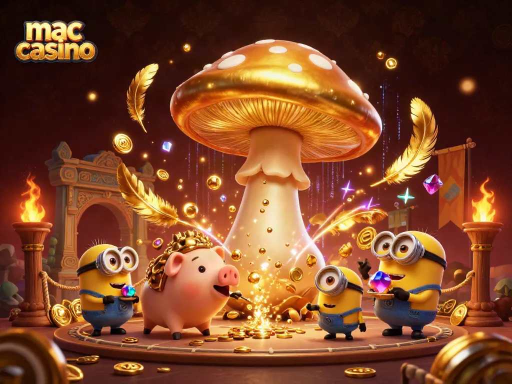 Spin to win at mac casino with enchanting creatures and golden treasures!