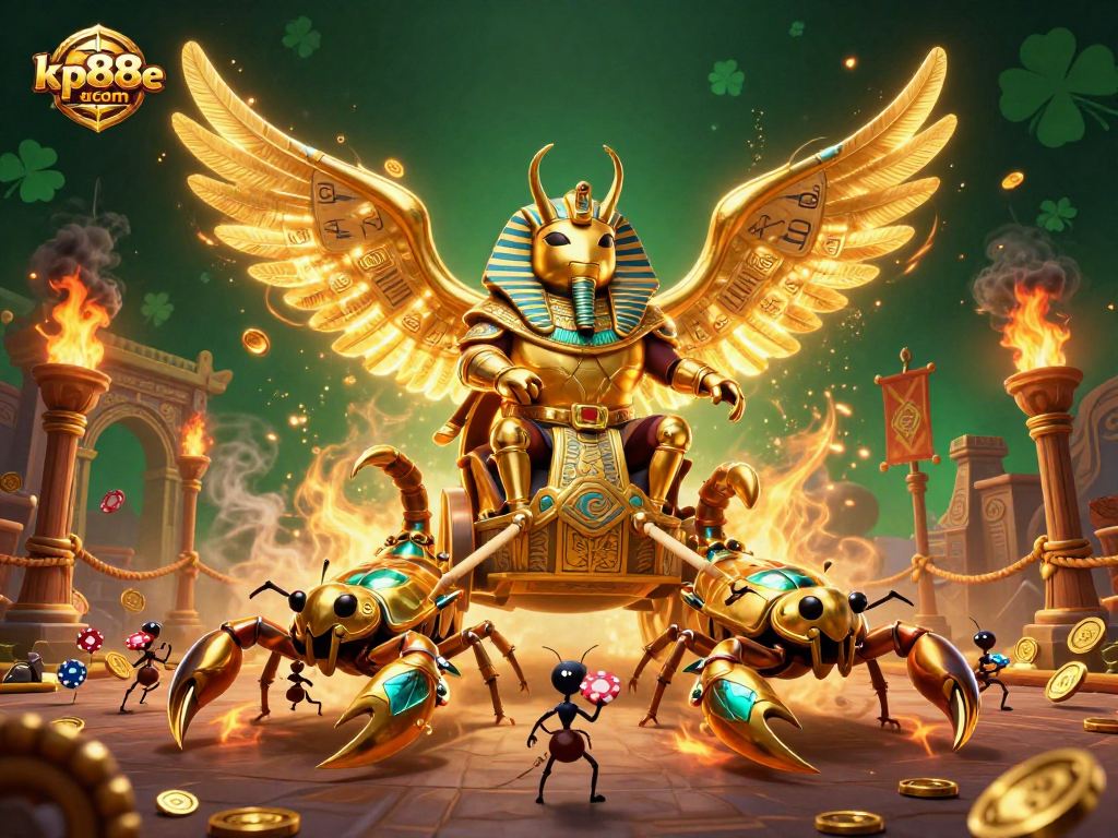 Engage in thrilling gaming at kp88eucom with a lavish 3D casino adventure scene.